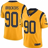 Nike Men & Women & Youth Rams 90 Michael Brockers Yellow Limited Color Rush Jersey,baseball caps,new era cap wholesale,wholesale hats